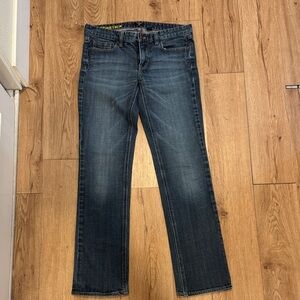 J. Crew women’s matchstick Indigo Straight Jeans